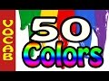 50 Colors - Learn Colors in English - Cores em ingles  Improve Your Vocabulary: 50+ Shades of Colors