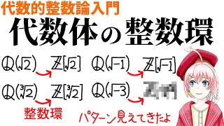 代数体の整数環【代数的整数論入門】