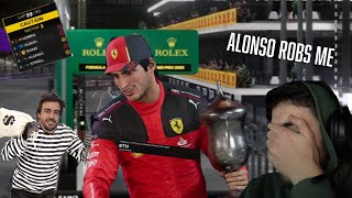 ALONSO ROBS ME OF A WIN IN THE SAUDI ARABIAN Grand Prix F1 23