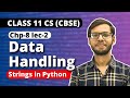 Chapter 8 Data handling | String in Python  | Class 11 Computer Science | Class 11 Python | in Hindi