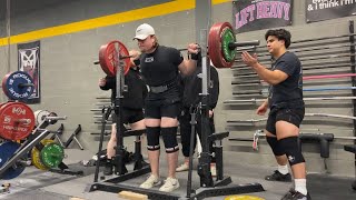 POWERLIFTING TRAINING VLOG # 15 | 530lbs SQUAT