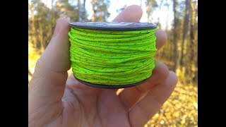 Atwood Reflective Micro Cord / Type 1 Paracord Quick Look Overview Great for Outdoor Uses 🏕️ Camping