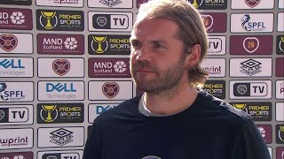 Hearts manager Robbie Neilson speaks before Inverness CT clash in Premier Sports Cup