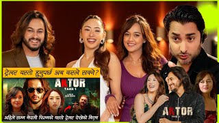 Pradeep Khadka, Anna Sharma \u0026 Divya Rayamajhi | Actor Take One | Trailer Review By Jeeten Yaan |