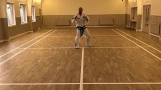 Do San Tul | Front \u0026 Rear View | ITF Taekwondo Pattern  | Mark Harkess | UKTC