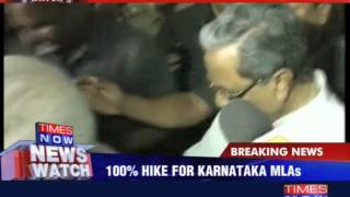 100% Pay Hike for Karnataka MLAs