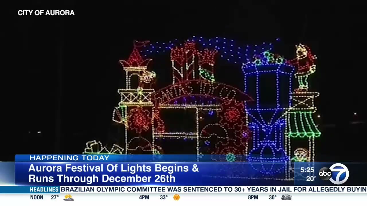 Aurora Festival Of Lights Opens For 15th Season - YouTube