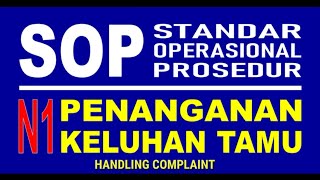 Cara menangani keluhan tamu, Handling complaint, Service excellence