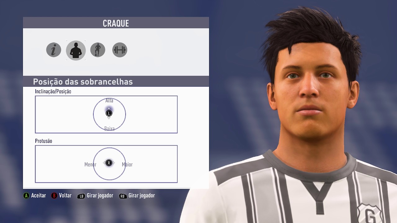 FIFA 18 - CRIANDO UM PLAYER VIRTUAL! Teremos De Volta A Game Face ...