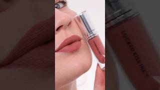 Mac cosmetics locked kiss ink lipstick swatch - blushing #lipswatch #lipstick #maccosmetics