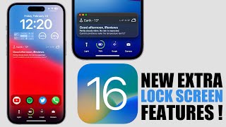 New iOS 16 Lock Screen - With Extra New FEATURES !
