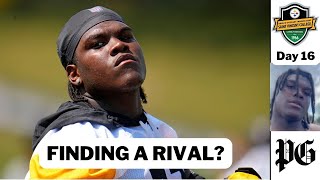 Steelers training camp: Broderick Jones on budding rivalry with Nick Herbig and first taste of NFL