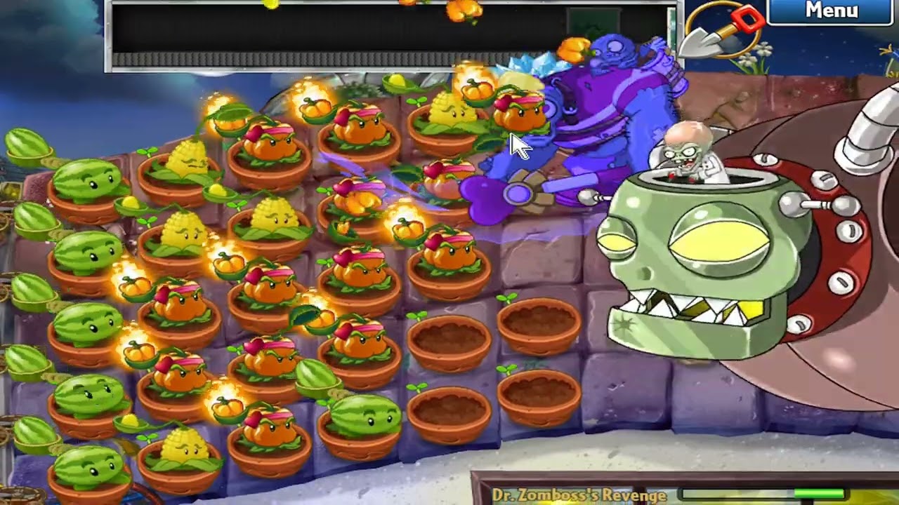 [PvZ 2 Valenbrainz Pak] Zombot Battle [PC] Plants Vs Zombies - YouTube