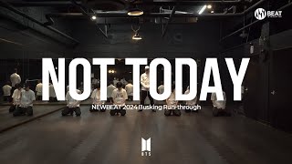 NEWBEAT(NBT/뉴비트) 2024 Busking Run-through | 방탄소년단(BTS) ‘Not Today’