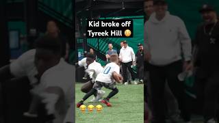 Kid Breaks Tyreek Hill’s Ankles 😳 #shorts