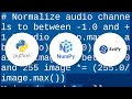 How to normalize a NumPy array to within a certain range?