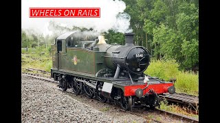 Small Prairie 2-6-2T 5541 at Lydney Junction on the DFR, 2/7/22