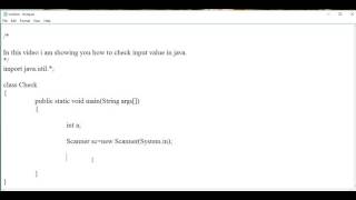 How to Validate Input Data Type in JAVA Integer Only New
