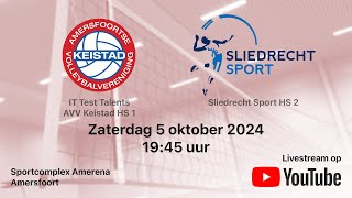 AVV Keistad HS 1 - Sliedrecht Sport HS 2, Volleybal Heren Superdivisie