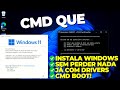 CMD BOOT! ADEUS PEN DRIVE BOOT INSTALE QUALQUER WINDOWS COM BACKUP DOS DADOS e DRIVERS VIA CMD!