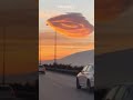 rare ufo shaped cloud hovers over bursa türkiye