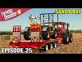 CLEARING THE BALES Farming Simulator 19 Timelapse - Sandy Bay Seasons FS19 Ep 25