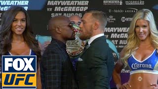 Conor McGregor and Floyd Mayweather face off | FINAL PRESS CONFERENCE