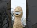 Giant Smiling Peanut Statue Looks Like Jimmy Carter #shorts