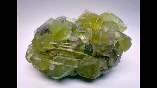 Translucent Datolite with lamellar Calcite and Quartz crystals