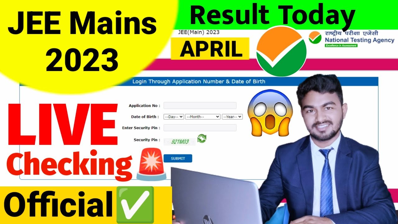 🚨🔥LIVE Checking!- JEE Mains 2023 Results & Official Answer Key| JEE ...