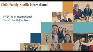 Explore International Global Health Electives offered by Child Family Health International