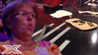 X Factor Judge SMASHES Contestants Guitar During Audition! | X Factor Global