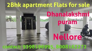 2bhk apartment flats for sale in Dhanalakshmi puram -Nellore #nellore property