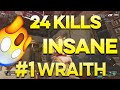 APRYZE 24 KILLS | #1 WRAITH APEX LEGENDS