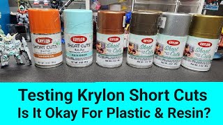 Testing Krylon Short Cuts Spray Paint - Is It Good For Plastic \u0026 Resin