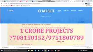 Smart Web based Chatbot using Java