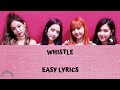 BLACKPINK - WHISTLE (Japanese Acoustic Version) || LYRICS