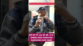 Shreeman Naryan Naryan Hari Hari #short Namdhun Bansuri Tutorial #anjaniflute #hari #krishnastatus