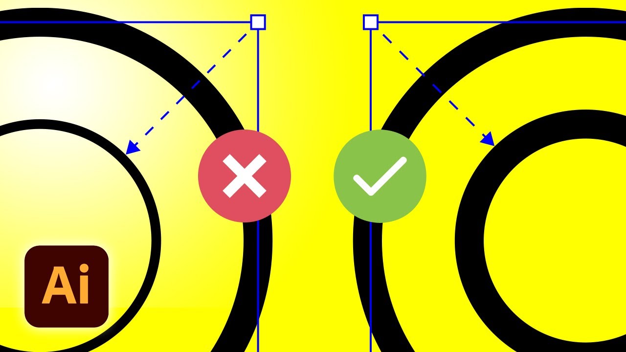 How To Fix Stroke Scaling In Illustrator CC - YouTube