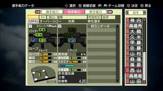 【プロスピ5(2008)選手能力】ソフトバンク 64 西山道隆選手