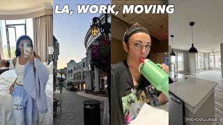 VLOG | LA, shopping on rodeo + haul, traveling home, night shifts, moving apartments!