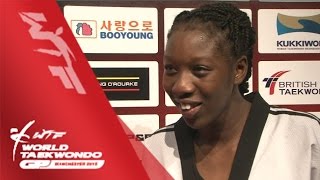 [WTF INTERVIEW] 1st | NIARE, HABY (FRA, Female -67kg)