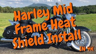 Harley Mid Frame Heat Deflector Install