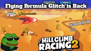 Hill Climb Racing 2 Flying Formula Glitch is Back 😎