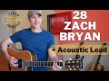 28 by Zach Bryan | Guitar Tutorial