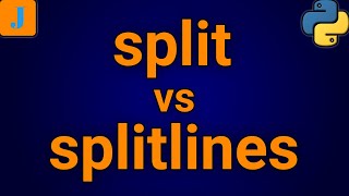 Python split vs splitlines