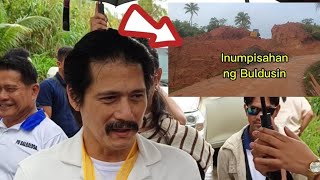 sen Robin Padilla pina umpisahan agad buldusin ang lupa na pangako nya sa ting mga kababayan