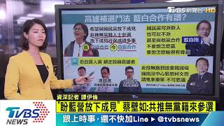 【十點不一樣】複製2014年白綠模式? 蔡壁如籲藍共推人選