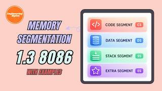 1.3 8086 Memory Segmentation Explained | Code, Data, Stack & Extra Segments | EngineeringBytes
