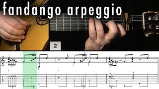 Flamenco Guitar 102 - 22 Fandango Arpeggio